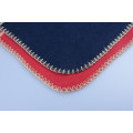 Chinese Factory New Style Wholesale Stripe Jacquard Cotton Fleece Blanket